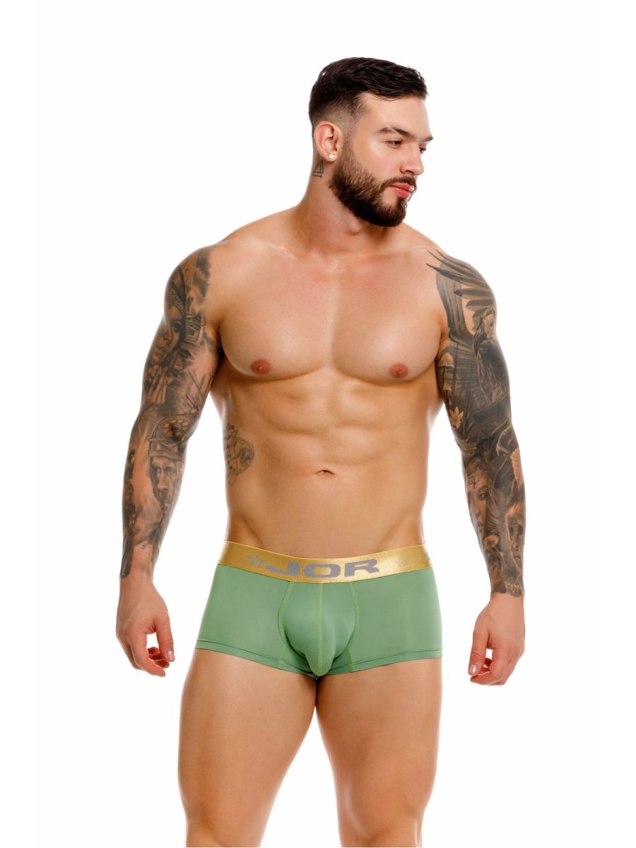 JOR Men's Underwear 2326 Soho Trunks Color Green
