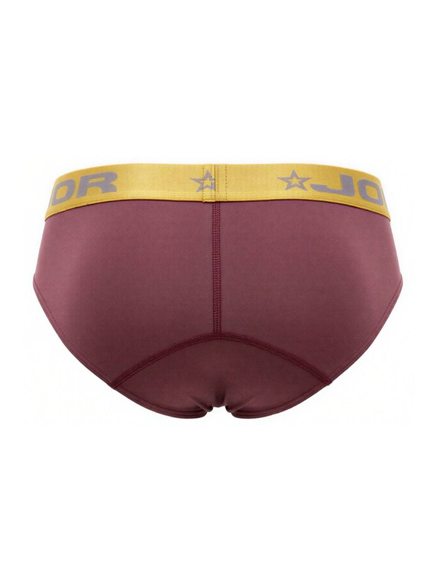 JOR Men's Underwear 2327 Soho Briefs Color Wine