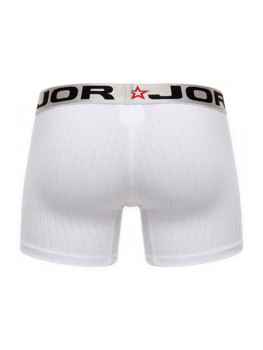 JOR Men's Underwear 2329 Cronos Boxer Briefs Color White