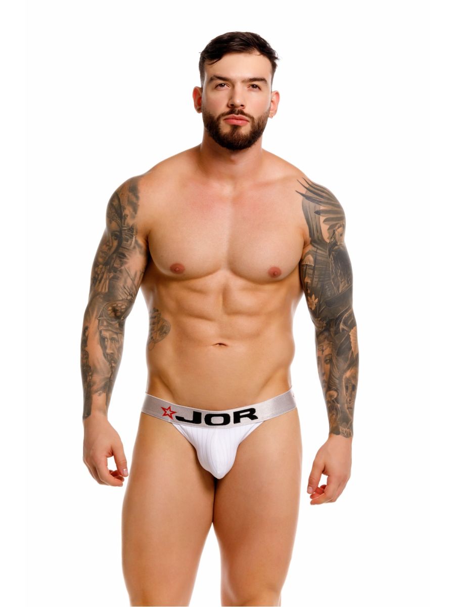 JOR Men's Underwear 2333 Cronos Thongs Color White