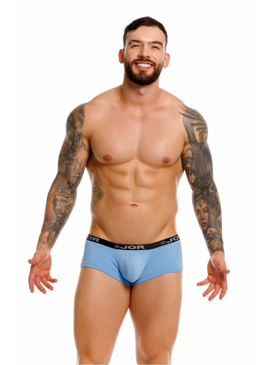 JOR Men's Underwear 2345 Cannes Trunks Color Blue