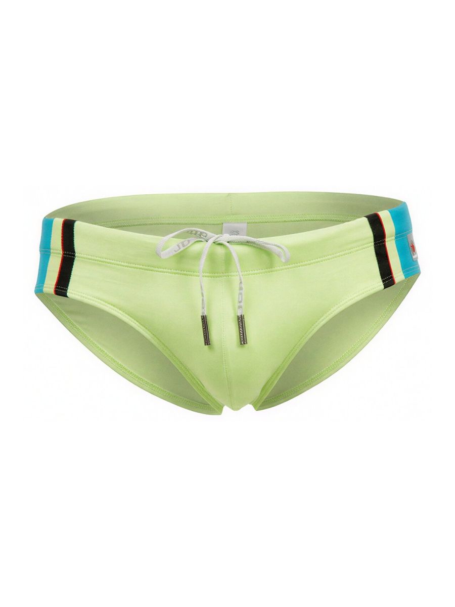 JOR Men's active and swimwear 2384 Wind Swim Briefs Color Green