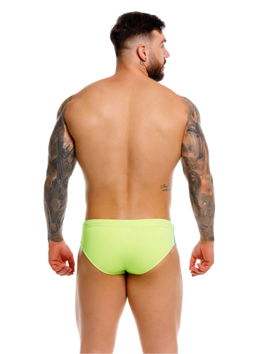 JOR Men's active and swimwear 2384 Wind Swim Briefs Color Green