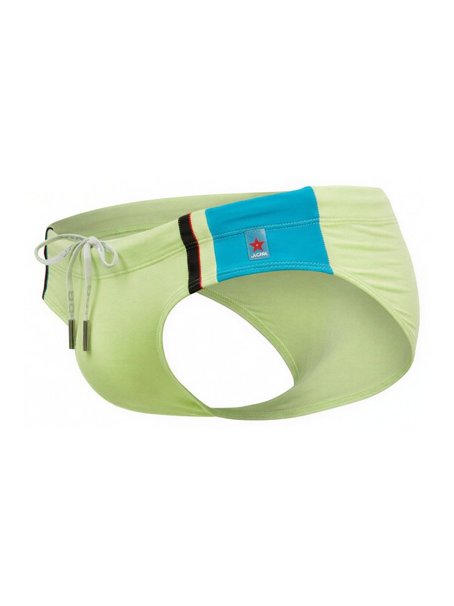 JOR Men's active and swimwear 2384 Wind Swim Briefs Color Green