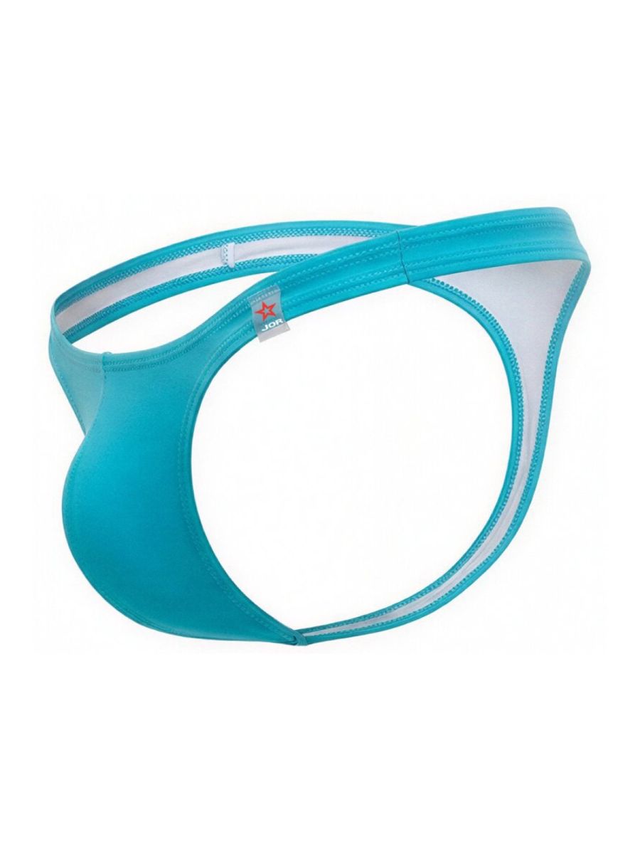 JOR Men's Underwear 2389 Travel Swim Thongs Color Turquoise