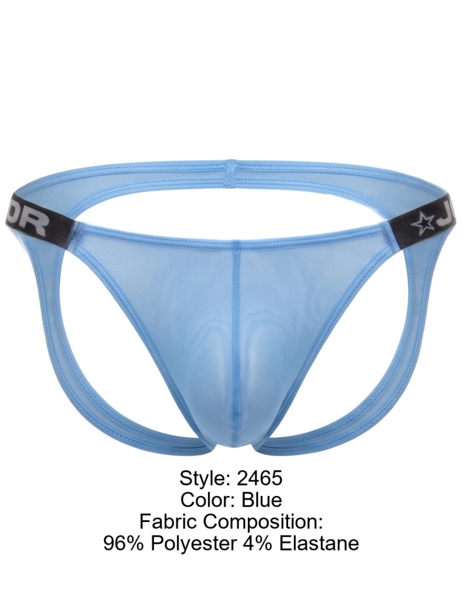 JOR 2465 Men's Underwear Frost Breathable Jockstrap Color Blue