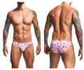 JUSTIN+SIMON Men's Underwear XSJ01 Classic Bikini Color Coquette