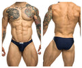 JUSTIN+SIMON Men's Underwear XSJ01 Classic Bikini Color Navy