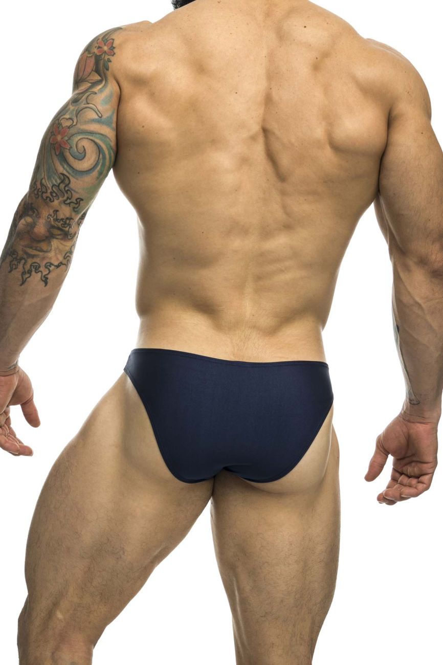 JUSTIN+SIMON Men's Underwear XSJ01 Classic Bikini Color Navy