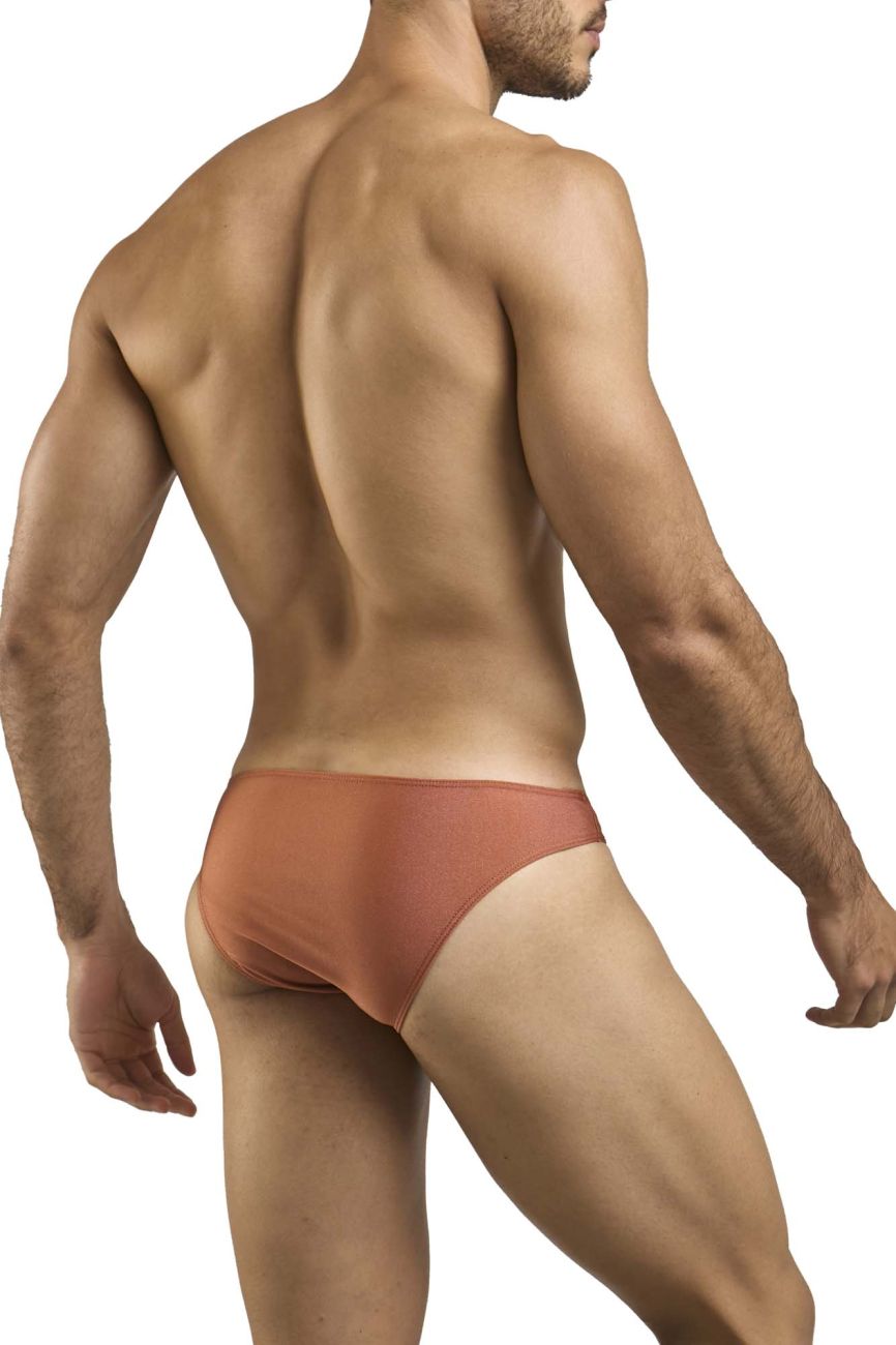 JUSTIN+SIMON Men's Underwear XSJ01 Classic Bikini Color Ochre