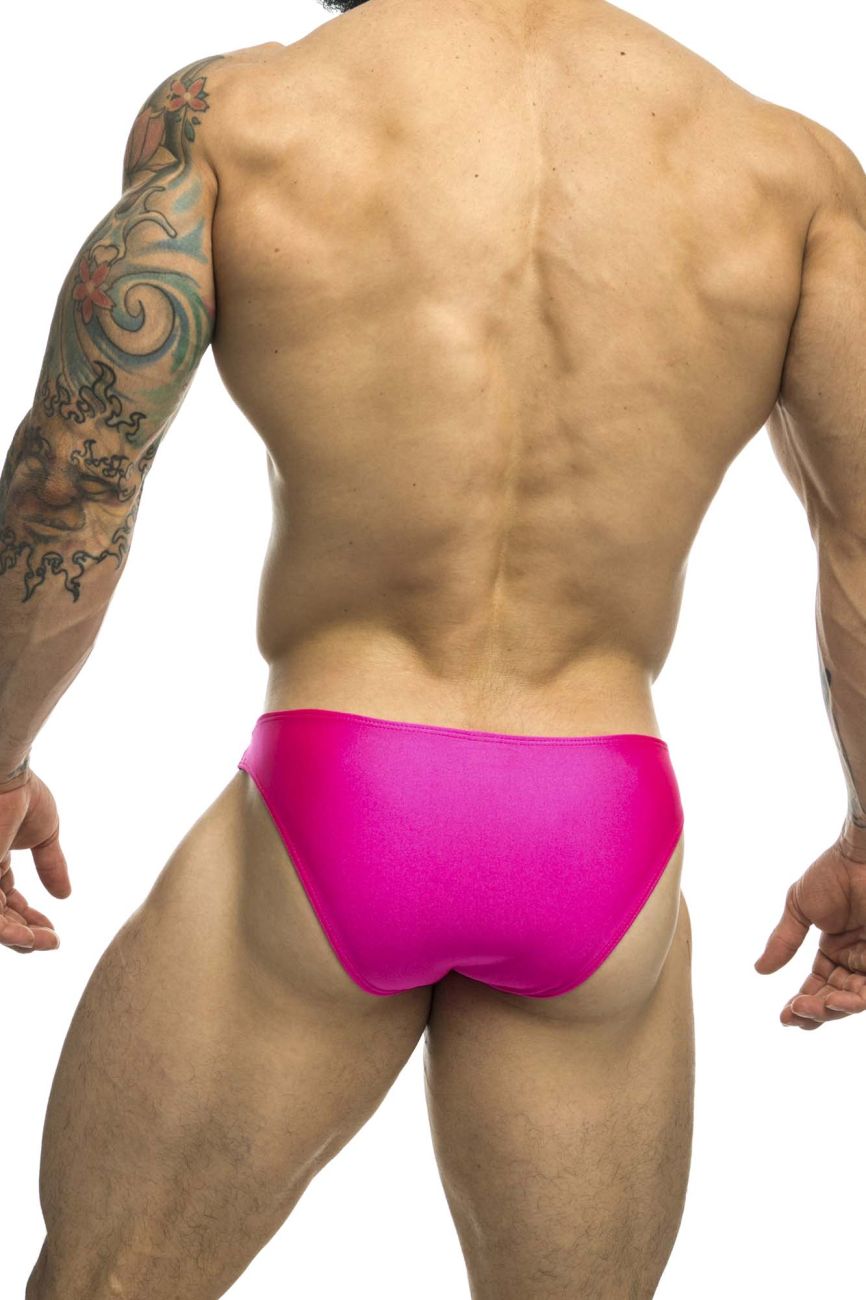 JUSTIN+SIMON Men's Underwear XSJ01 Classic Bikini Color Pink