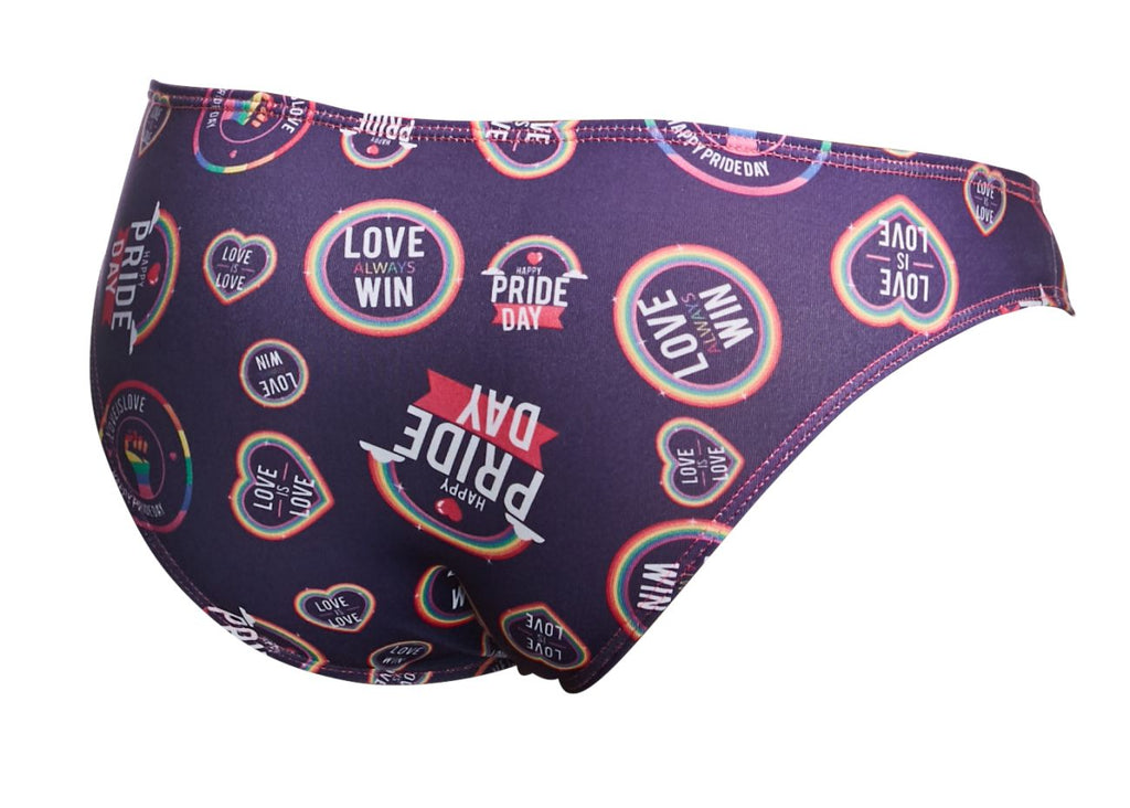JUSTIN+SIMON Men's Underwear XSJ01 Classic Bikini Color Pride
