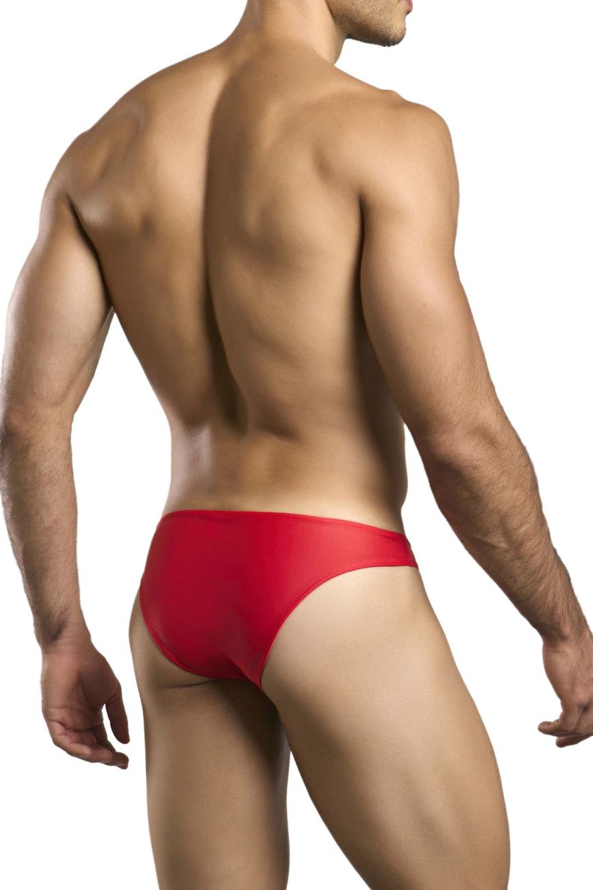 JUSTIN+SIMON Men's Underwear XSJ01 Classic Bikini Color Red