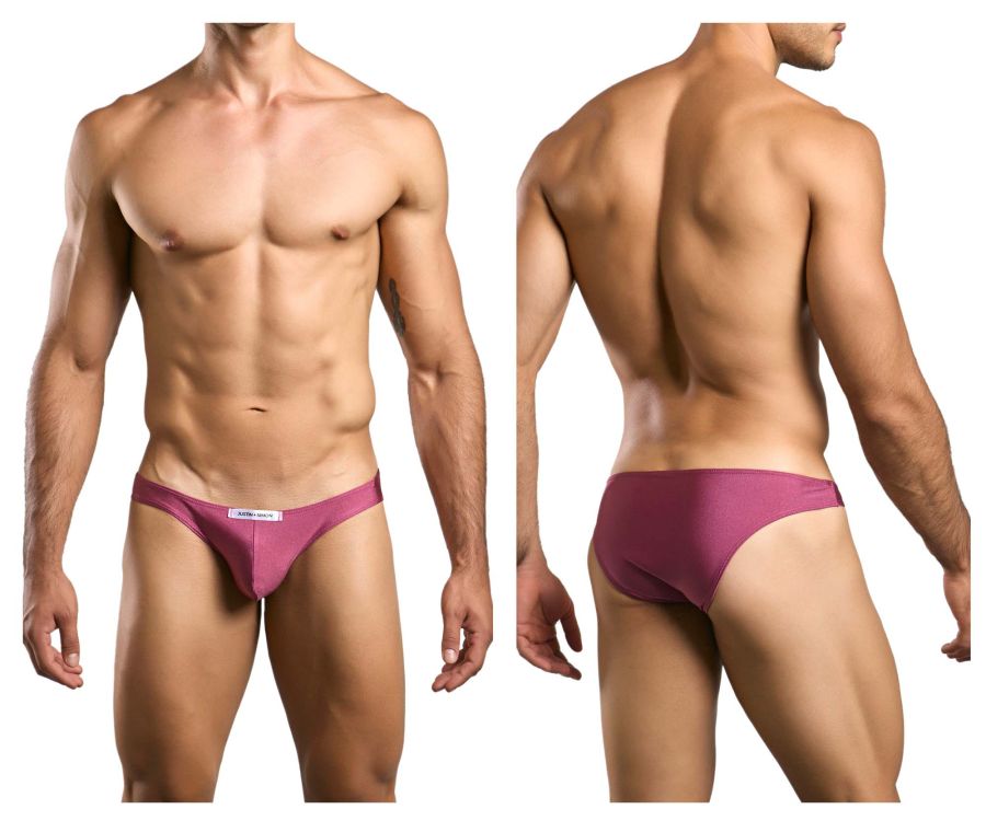 JUSTIN+SIMON Men's Underwear XSJ01 Classic Bikini Color Wine