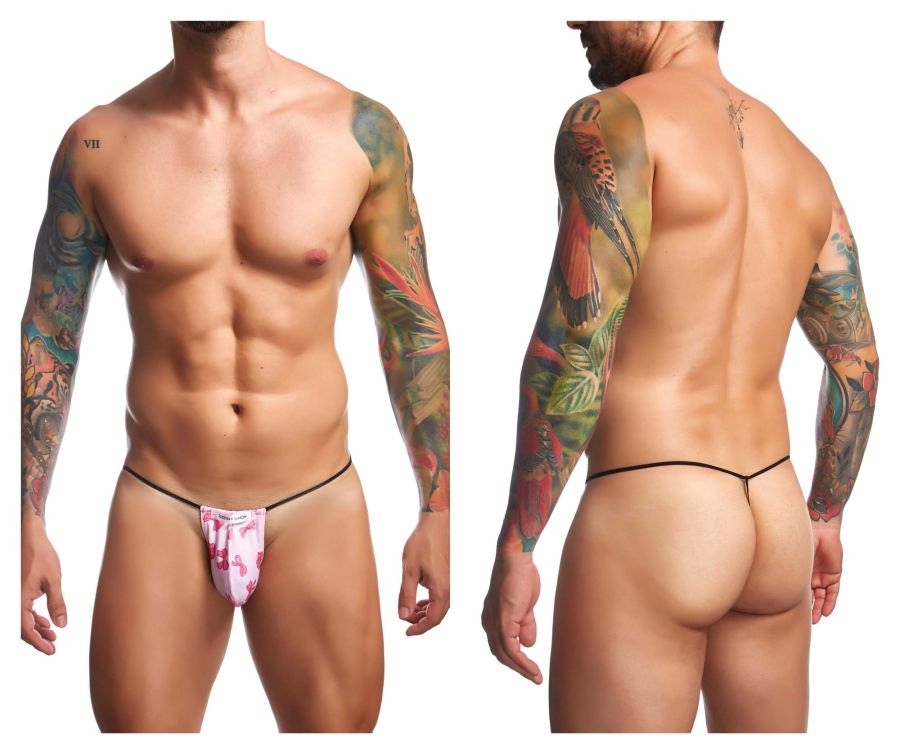 JUSTIN+SIMON Men's Underwear XSJ02 Classic G-String Color Coquette