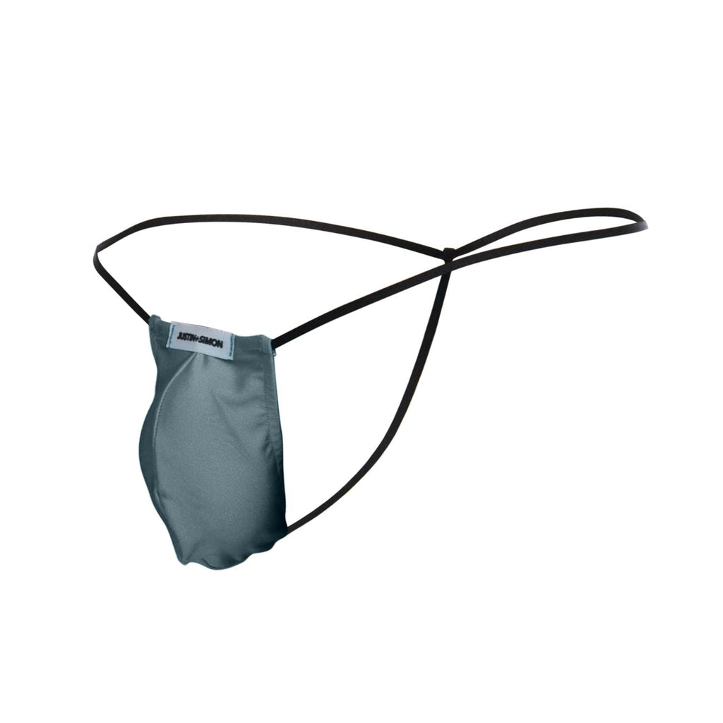 JUSTIN+SIMON Men's Underwear XSJ02 Classic G-String Bulge Color Metal Green