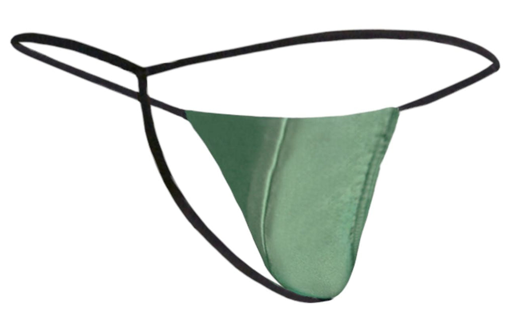JUSTIN+SIMON Men's Underwear XSJ02 Classic G-String Color New Green
