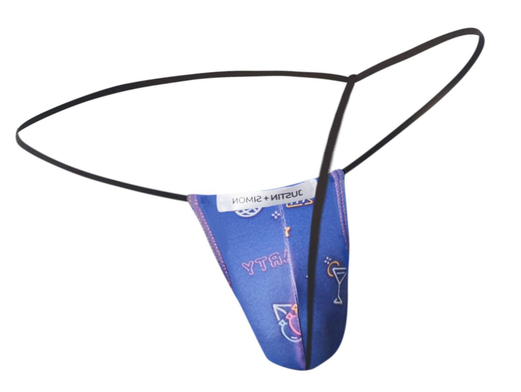 JUSTIN+SIMON Men's Underwear XSJ02 Classic G-String Color Party