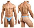 JUSTIN+SIMON Men's Underwear XSJ03 Classic Thongs Color Baby Blue