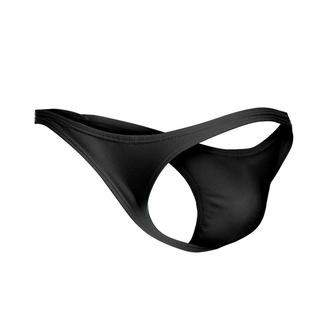 JUSTIN+SIMON Men's Underwear XSJ03 Classic Thongs Color Black