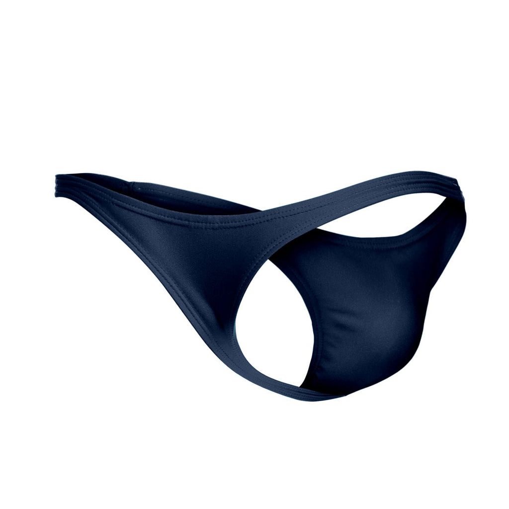 JUSTIN+SIMON Men's Underwear XSJ03 Classic Thongs Color Navy