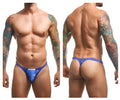 JUSTIN+SIMON Men's Underwear XSJ03 Classic Thongs Color Party