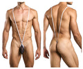 JUSTIN+SIMON Men's Underwear XSJ04 Sling Color Black Lace
