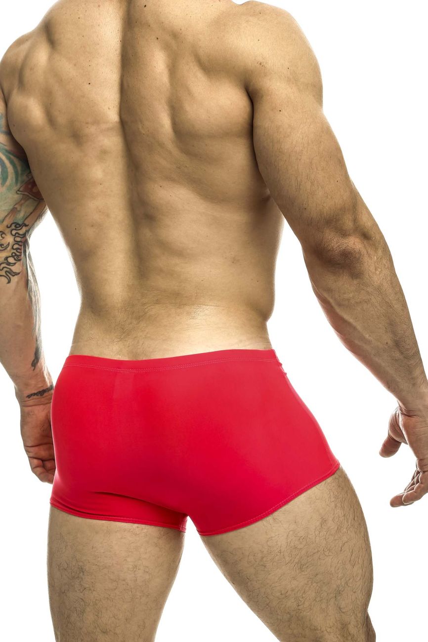 JUSTIN+SIMON Men's Underwear XSJ08 Classic Trunks Color Coral