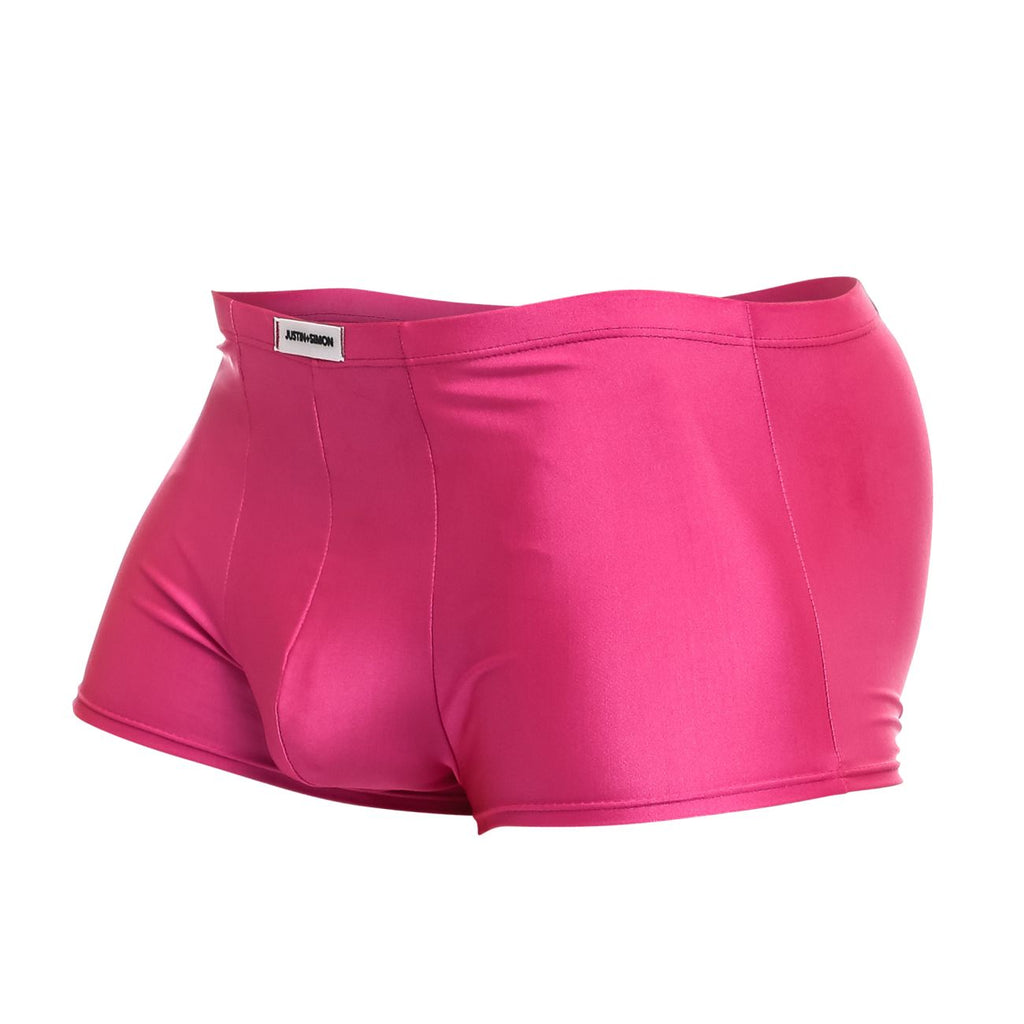 JUSTIN+SIMON Men's Underwear XSJ08 Classic Trunks Color Hot Pink