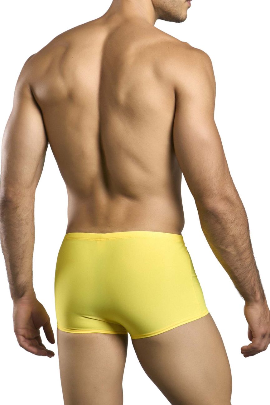JUSTIN+SIMON Men's Underwear XSJ08 Classic Trunks Color Yellow