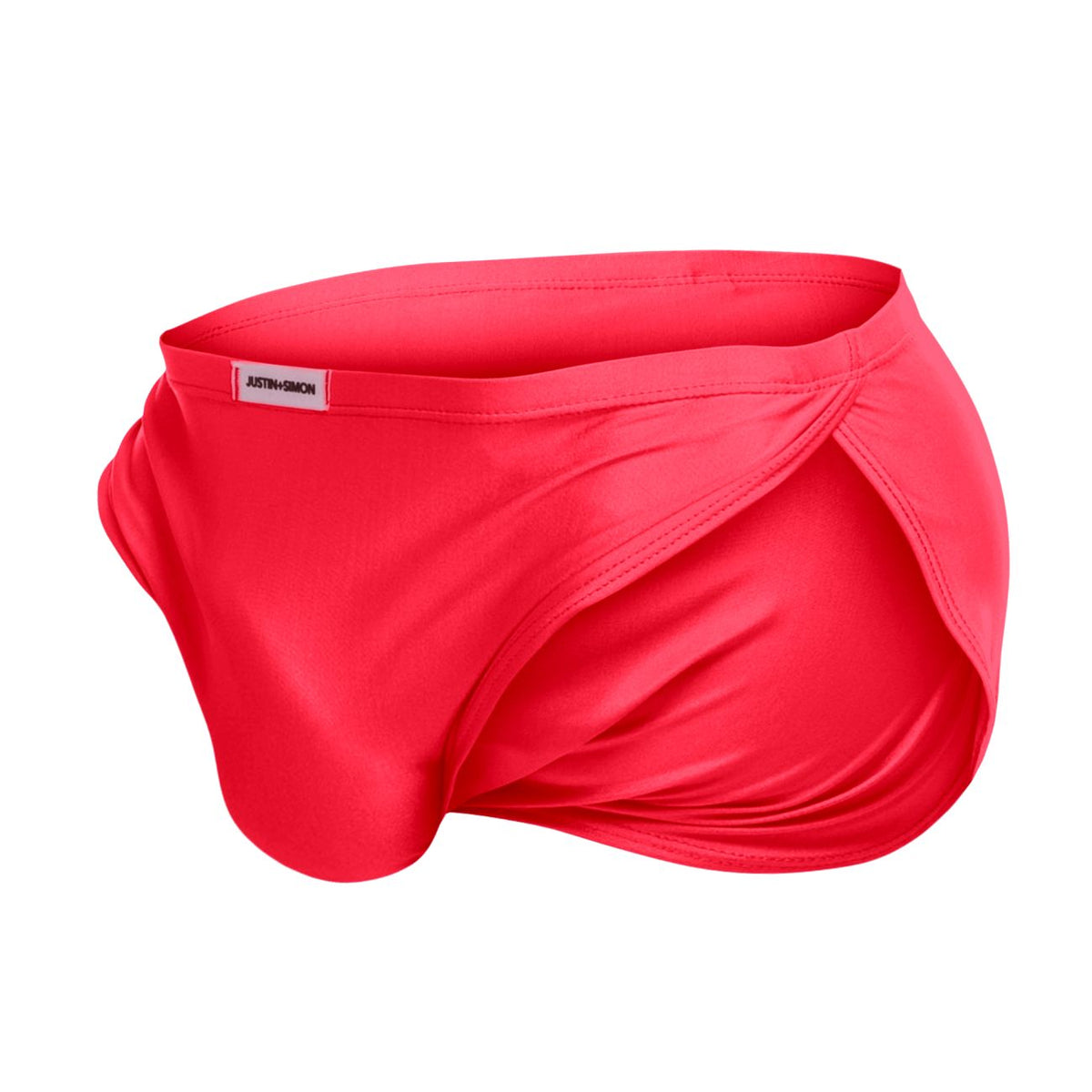 JUSTIN+SIMON Men's Underwear XSJ09 Running Shorts Color Coral