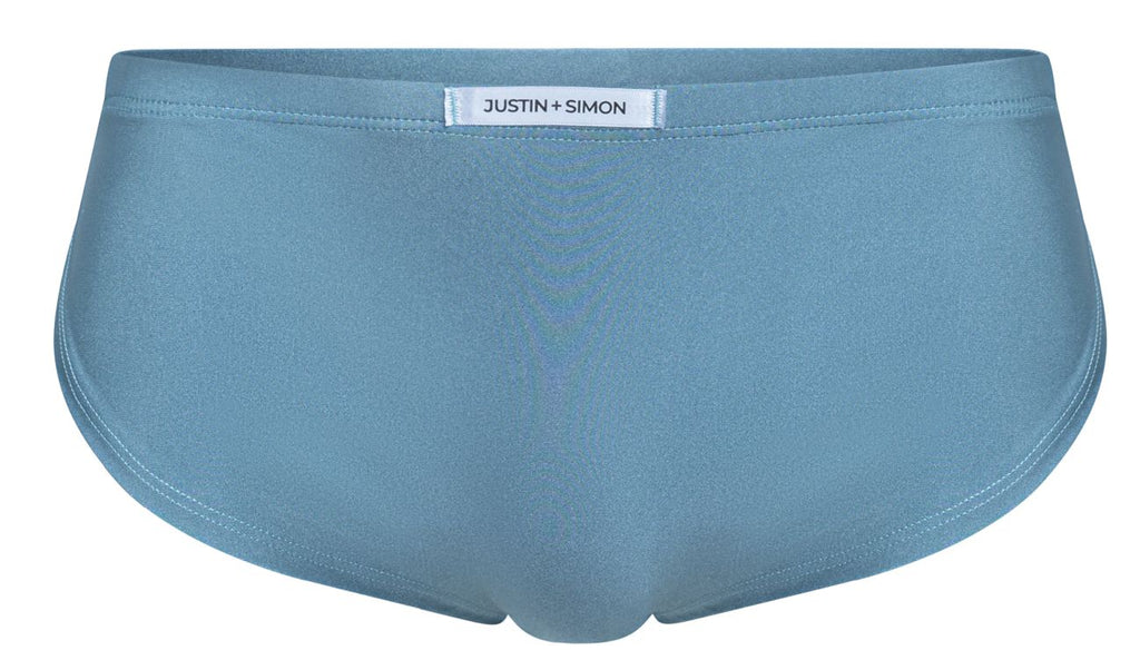 JUSTIN+SIMON Men's Underwear XSJ09 Running Shorts Color Metal Green
