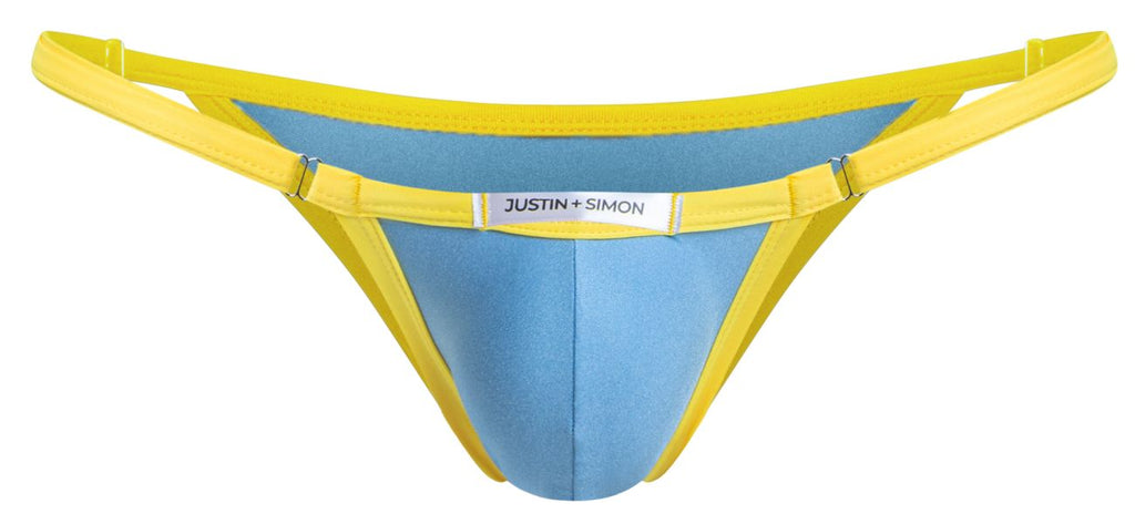 JUSTIN+SIMON Men's Underwear XSJ12 Bikini Color Baby Blue