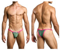 JUSTIN+SIMON Men's Underwear XSJ12 Bikini Color New Green