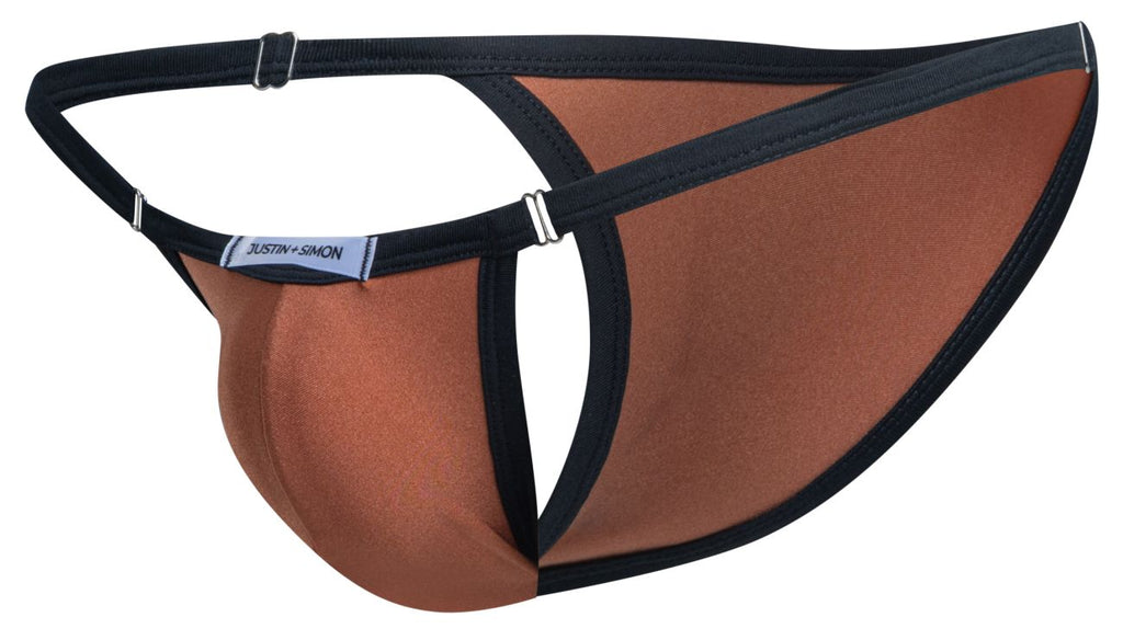JUSTIN+SIMON Men's Underwear XSJ12 Bikini Color Ochre