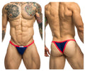 JUSTIN+SIMON Men's Underwear XSJ12 Bikini One Color Royal Blue