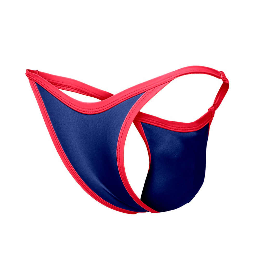 JUSTIN+SIMON Men's Underwear XSJ12 Bikini One Color Royal Blue