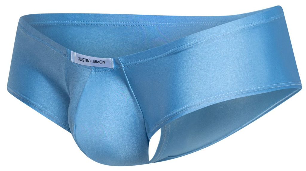 JUSTIN+SIMON Men's Underwear XSJ13 Cheeky Bulge Boxer Color Baby Blue