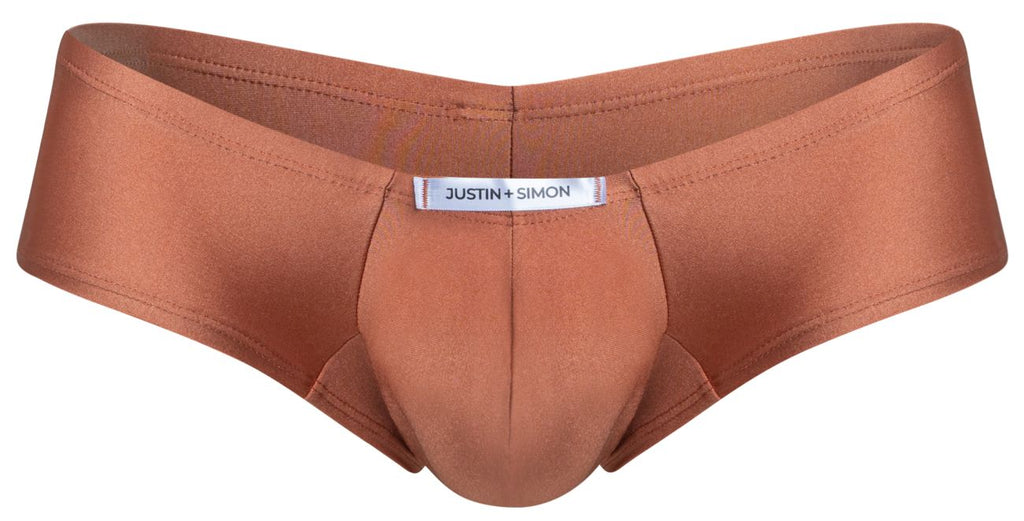 JUSTIN+SIMON Men's Underwear XSJ13 Cheeky Bulge Boxer Color Ochre