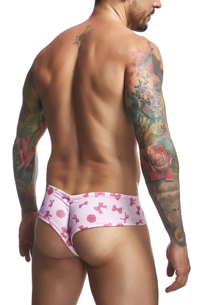 JUSTIN+SIMON Men's Underwear XSJ22 Cheek Briefs Color Coquette