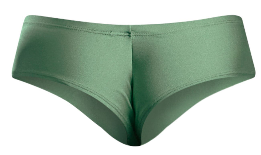 JUSTIN+SIMON Men's Underwear XSJ22 Cheek Briefs Color New Green
