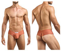 JUSTIN+SIMON Men's Underwear XSJ22 Cheek Briefs Color Ochre