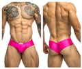 JUSTIN+SIMON Men's Underwear XSJ22 Cheek Briefs Color Pink
