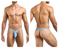 JUSTIN+SIMON Men's Underwear XSJBU02 Bulge Thongs Color Baby Blue