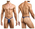 JUSTIN+SIMON Men's Underwear XSJBU02 Bulge Thongs Color Peach Navy