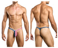 JUSTIN+SIMON Men's Underwear XSJBU02 Bulge Thongs Color USA Flag
