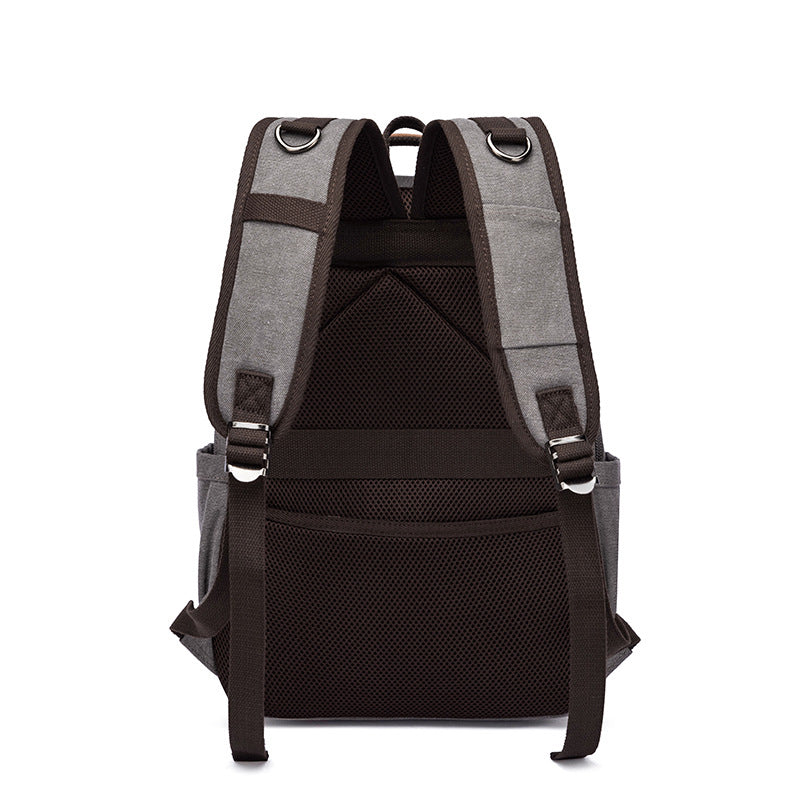Canvas Laptop Backpack Canvas Travel Backpack Unisex Backpack For Work