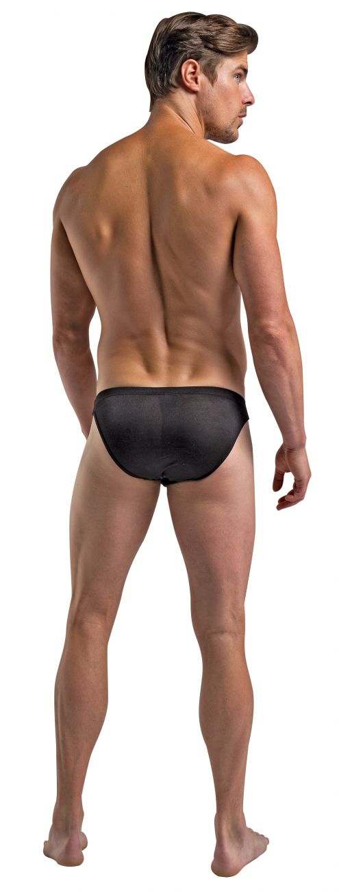 Magic Silk Men's Underwear 6606 Silk Briefs Color Black