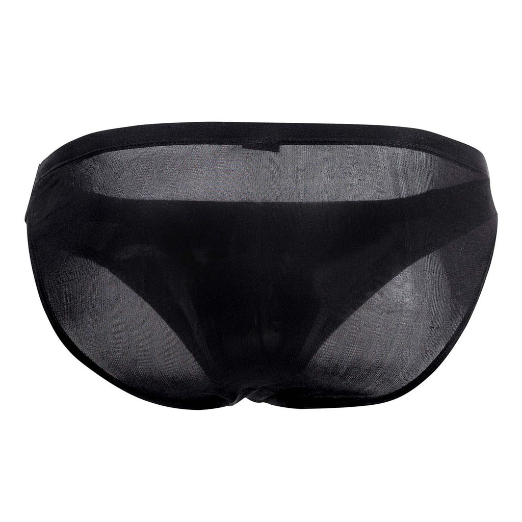Magic Silk Men's Underwear 6606 Silk Briefs Color Black