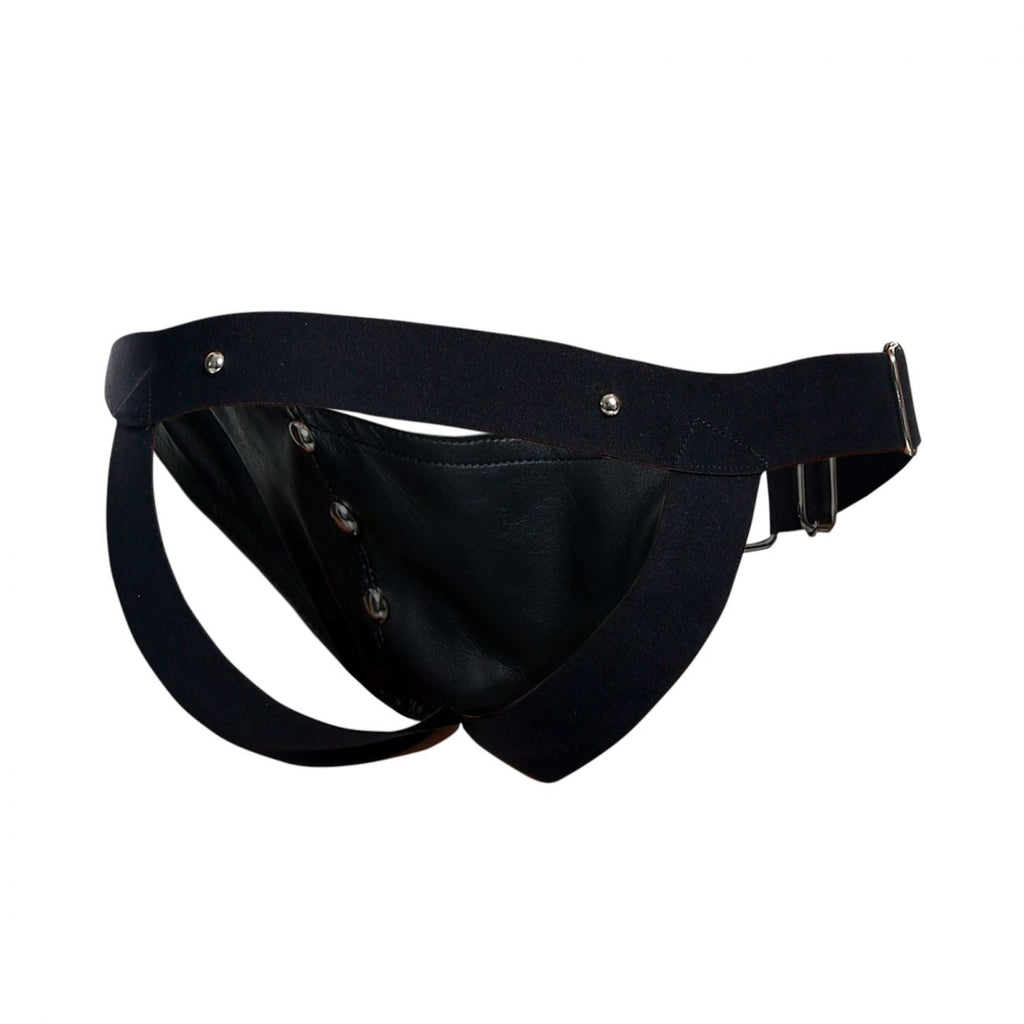 MaleBasics Men's Underwear DMBL01 DNGEON Cockring Jockstrap Color Black